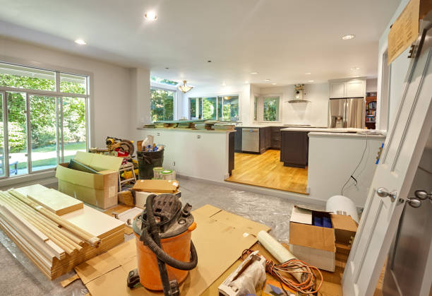 Professional Kitchen Island Installation technician working in Hamilton, TX